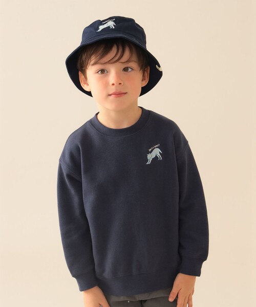 BEAMS mini(ビームスミニ)の「【COLLABORATION】那須どうぶつ王国 / アニマル HIP スウェット 2025FW(90~140cm)(スウェット・キッズ・ナチュラル/ネイビー/オレンジ系その他6・120/110/100/90/140/130)」の21枚目の写真