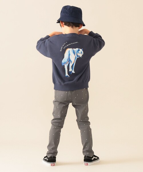 BEAMS mini(ビームスミニ)の「【COLLABORATION】那須どうぶつ王国 / アニマル HIP スウェット 2025FW(90~140cm)(スウェット・キッズ・ナチュラル/ネイビー/オレンジ系その他6・120/110/100/90/140/130)」の22枚目の写真