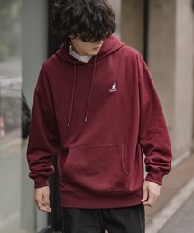 KANGOL（カンゴール）の「新色追加 KANGOL カンゴール 別注コラボオーバーサイズ裏起毛ロゴ刺繍プルパーカー（パーカー）」