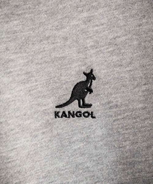 KANGOL(カンゴール)の「KANGOL カンゴール 別注コラボオーバーサイズ裏起毛ロゴ刺繍プルパーカー(パーカー・メンズ・ライトグレー/チャコール/グリーン/杢グレー/ブラック/ネイビー・XL/L/M)」の21枚目の写真