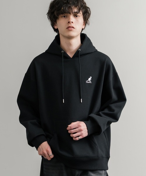 KANGOL(カンゴール)の「KANGOL カンゴール 別注コラボオーバーサイズ裏起毛ロゴ刺繍プルパーカー(パーカー・メンズ・ライトグレー/チャコール/グリーン/杢グレー/ブラック/ネイビー・XL/L/M)」の11枚目の写真