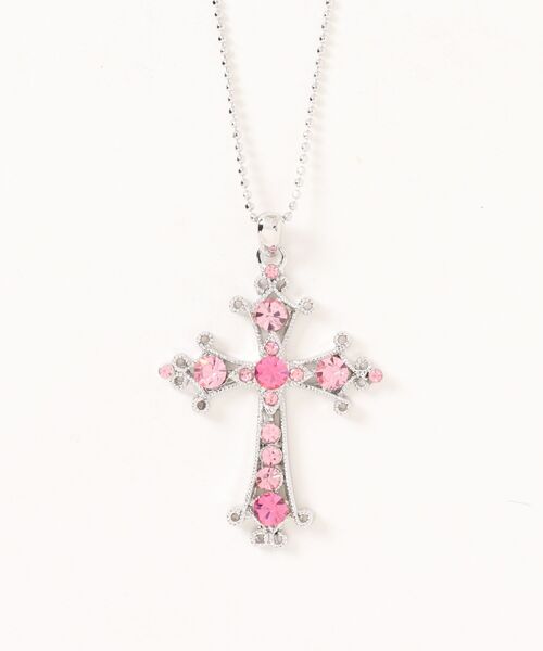 SPINNS(スピンズ)の「チェーンネックレス/クロス/ピンク(ネックレス・メンズ・ピンク・45cm)」の5枚目の写真