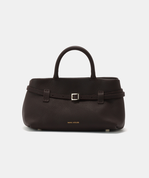 MANU ATELIER（マニュ アトリエ）の「【MANU ATELIER/マニュ アトリエ】MINI LEATHER TOTE（トートバッグ・レディース・ブラウン・FREE）」の5枚目の写真