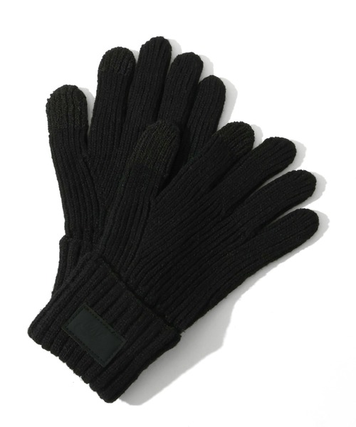 NIKE(ナイキ)の「【NIKE/ナイキ 】ナイキ ユニセックス シティ ニットグローブ(手袋・メンズ・グレー/ブラック・L/M/S)」の2枚目の写真