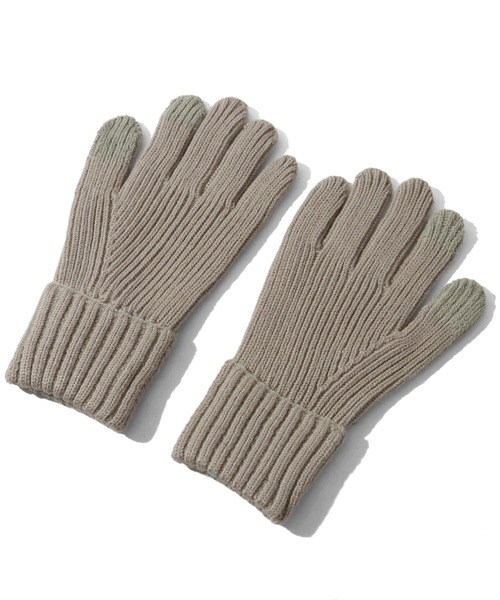 NIKE(ナイキ)の「【NIKE/ナイキ 】ナイキ ユニセックス シティ ニットグローブ(手袋・メンズ・グレー/ブラック・L/M/S)」の3枚目の写真