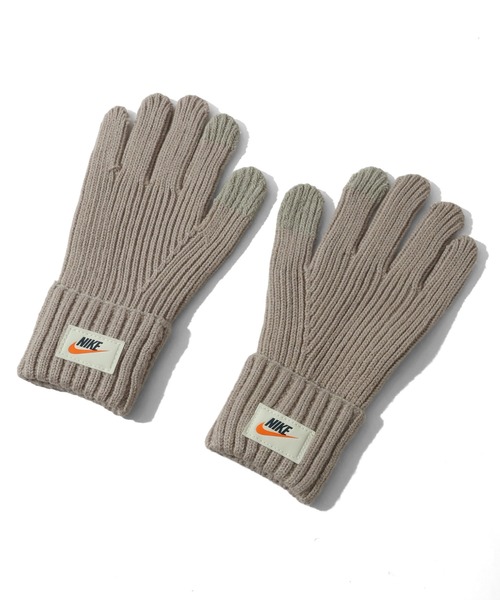 NIKE(ナイキ)の「【NIKE/ナイキ 】ナイキ ユニセックス シティ ニットグローブ(手袋・メンズ・グレー/ブラック・L/M/S)」の4枚目の写真