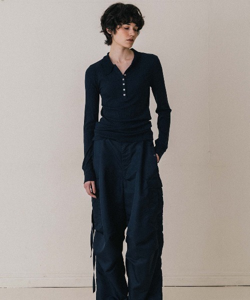 CREDONA(クレドナ)の「ROLAND POLO/ローランポロ(Tシャツ/カットソー・レディース・ブラック/ネイビー/ホワイト・FREE)」の14枚目の写真