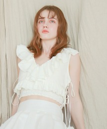 mic by Olu. | ラッフルリボンビスチェ[セットアップ可能](シャツ/ブラウス)