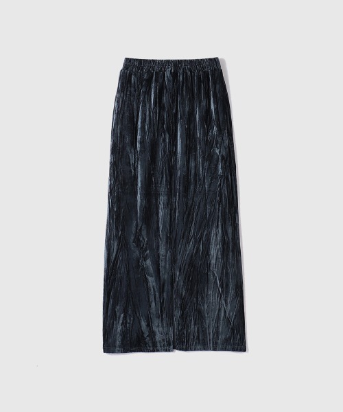 VICKY（ビッキー）の「クラッシュベロアスカート≪手洗い可能≫（スカート・レディース・ブラック/ブルー/ブラウン・M）」の5枚目の写真