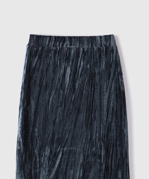 VICKY（ビッキー）の「クラッシュベロアスカート≪手洗い可能≫（スカート・レディース・ブラック/ブルー/ブラウン・M）」の6枚目の写真
