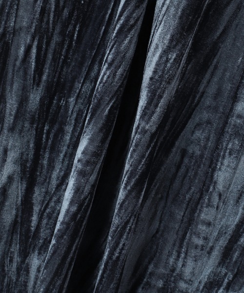 VICKY（ビッキー）の「クラッシュベロアスカート≪手洗い可能≫（スカート・レディース・ブラック/ブルー/ブラウン・M）」の8枚目の写真