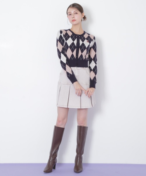 ◇＜BEARシリーズ＞アーガイルカーディガン（ニット/セーター）｜JILL