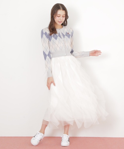 ◇＜BEARシリーズ＞アーガイルカーディガン（ニット/セーター）｜JILL