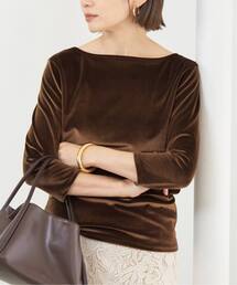 IENA | 《追加》スノーベロア プルオーバー(Tシャツ/カットソー)