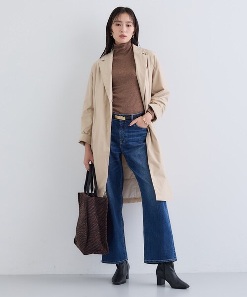 INDIVI（インディヴィ）の「【超軽量／蓄熱】ライトパフチェスターコート（その他アウター・レディース・ブラック/ライトベージュ/ベージュ系5・03/05/13/15 /36/38/40）」の14枚目の写真