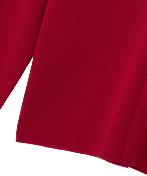 SOFFITTO（ソフィット）の「オフショルダーVネックニット（ニット/セーター・レディース・オフホワイト/トップグレー/レッド・FREE）」の7枚目の写真