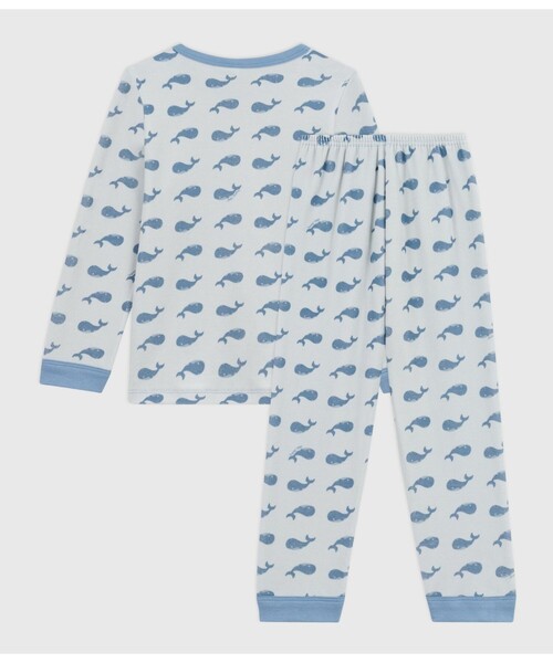 プチバトー　パジャマ プリント長袖パジャマ | ベビー服・子供服通販のPETTIT BATEAU【公式】