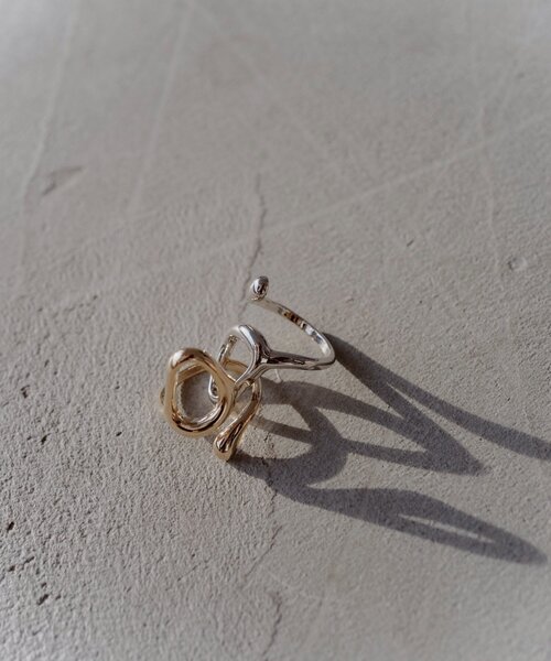 Kastane（カスタネ）の「【fiw./WEB限定】デザインリング（リング・レディース・シルバー/ゴールド・FREE）」の3枚目の写真