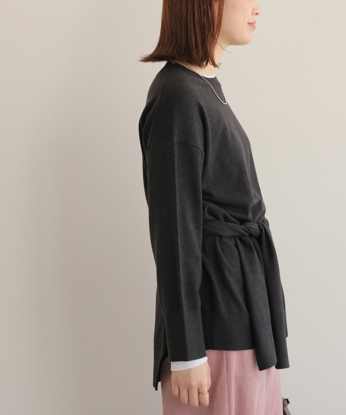 ジャーナルスタンダード レリューム（JOURNAL STANDARD relume）/スリーブストール付きプルオーバー3WAY セール】スリーブストール付きプルオーバー3WAY（ニット/セーター