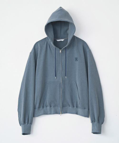 VICTIM（ヴィクティム）の「VICTIM ヴィクティム / VINTAGE EFFECT ZIP PARKA ヴィンテージエフェクトジップアップパーカー / VTM-25-CS-104（パーカー・メンズ・ブラック/ネイビー/グリーン・1/2/3）」の8枚目の写真