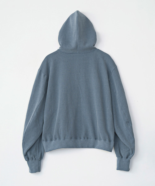 VICTIM（ヴィクティム）の「VICTIM ヴィクティム / VINTAGE EFFECT ZIP PARKA ヴィンテージエフェクトジップアップパーカー / VTM-25-CS-104（パーカー・メンズ・ブラック/ネイビー/グリーン・1/2/3）」の10枚目の写真