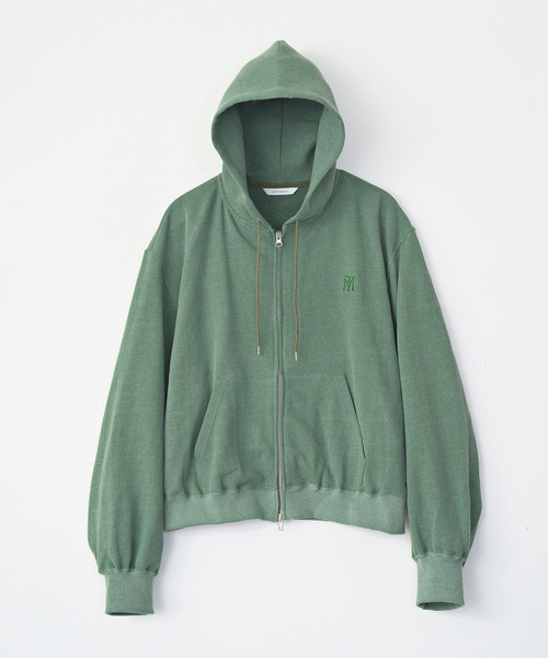 VICTIM（ヴィクティム）の「VICTIM ヴィクティム / VINTAGE EFFECT ZIP PARKA ヴィンテージエフェクトジップアップパーカー / VTM-25-CS-104（パーカー・メンズ・ブラック/ネイビー/グリーン・1/2/3）」の5枚目の写真