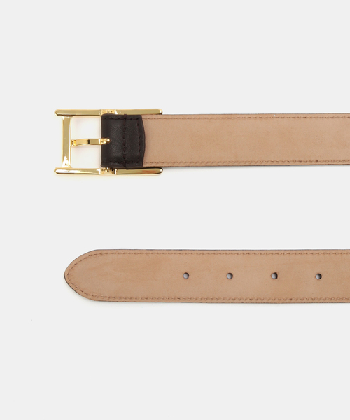 AP STUDIO（エーピーストゥディオ）の「【ATELIER AMBOISE/アトリエ アンボワーズ】別注プレートバックルベルト（ベルト・レディース・チョコ・FREE）」の5枚目の写真