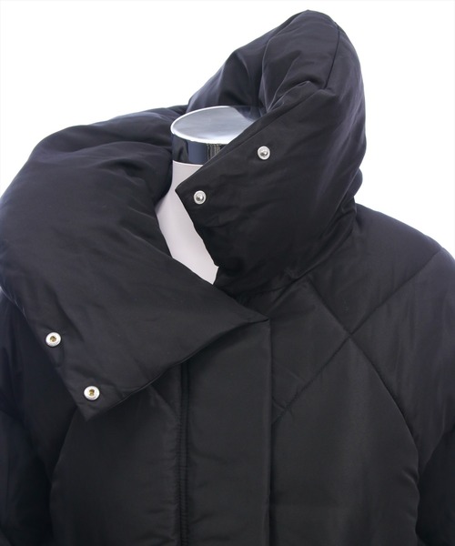 CLEAR BASIC（クリアベーシック）の「ダイヤキルト中綿ダウン［大人 カジュアル 着回し力抜群］≪AW新作≫（ダウンジャケット/コート・レディース・アイボリー/ブラック・F）」の19枚目の写真