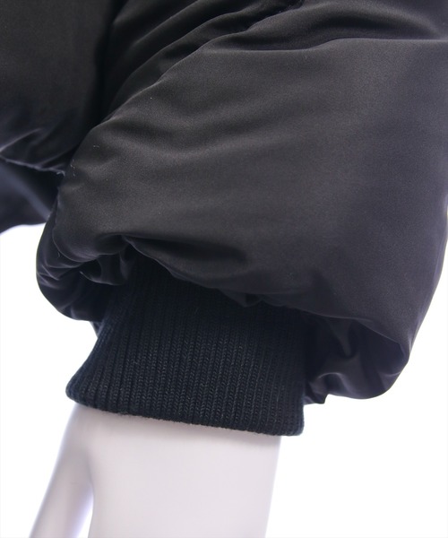 CLEAR BASIC（クリアベーシック）の「ダイヤキルト中綿ダウン［大人 カジュアル 着回し力抜群］≪AW新作≫（ダウンジャケット/コート・レディース・アイボリー/ブラック・F）」の13枚目の写真