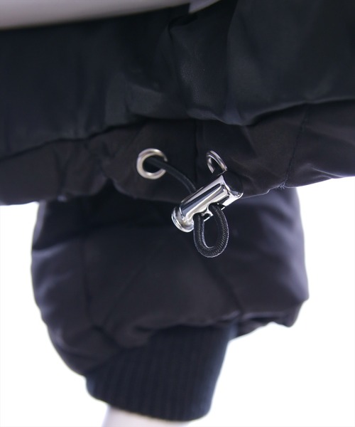 CLEAR BASIC（クリアベーシック）の「ダイヤキルト中綿ダウン［大人 カジュアル 着回し力抜群］≪AW新作≫（ダウンジャケット/コート・レディース・アイボリー/ブラック・F）」の6枚目の写真