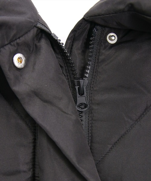 CLEAR BASIC（クリアベーシック）の「ダイヤキルト中綿ダウン［大人 カジュアル 着回し力抜群］≪AW新作≫（ダウンジャケット/コート・レディース・アイボリー/ブラック・F）」の11枚目の写真