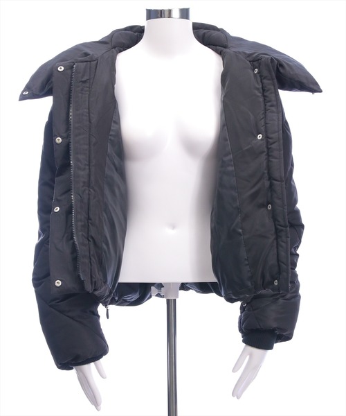 CLEAR BASIC（クリアベーシック）の「ダイヤキルト中綿ダウン［大人 カジュアル 着回し力抜群］≪AW新作≫（ダウンジャケット/コート・レディース・アイボリー/ブラック・F）」の9枚目の写真