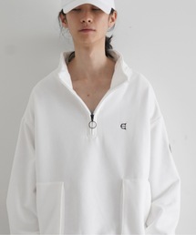 Evisen Skateboards（エビセンスケートボード）の「Evisen Skateboardsゑ Mind land half zip sweat（スウェット）」