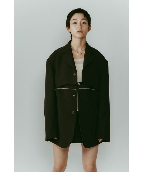 ジャケット・アウター knuth marf 2piece custom jacket(unisex) 2piece custom jacket(unisex)/beige | KNUTH MARF