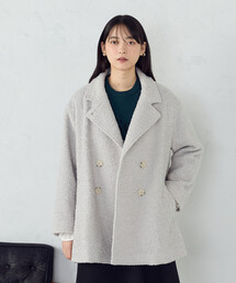 COMME CA ISM  コート ジャケット　ミドル丈　グレー　XL 新品 セール】 〔 TALLサイズ 〕 ウールビーバー コート （その他アウター