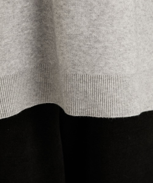 nissen（ニッセン）の「ポロカラースウエットライクセーター（長袖）（ニット/セーター・レディース・杢グレー/アイボリー/ブラック・S/M/L/LL）」の20枚目の写真