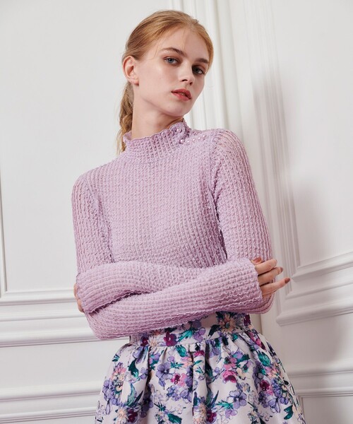 LOULOU WILLOUGHBY】ティアードラッセルプルオーバー（Tシャツ