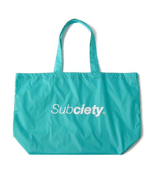 Subciety(サブサエティ)の「Nylon big tote bag(トートバッグ・メンズ・ブラック/オレンジ/ミント/ホワイト・FREE)」の11枚目の写真