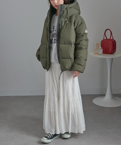 Pyrenex（ピレネックス）の「【Pyrenex】HARMONIE HWY043P（ダウンジャケット/コート・レディース・ブラック/カーキ/アイボリー・34/36/38/40）」の19枚目の写真