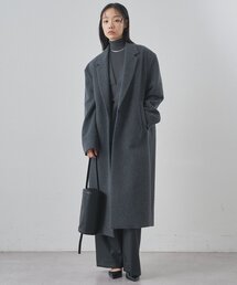 Whim Gazette | ウールパイルロングチェスターコート(チェスターコート)