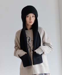 BAYFLOW | ニットマフラーフライトハット(ハット)