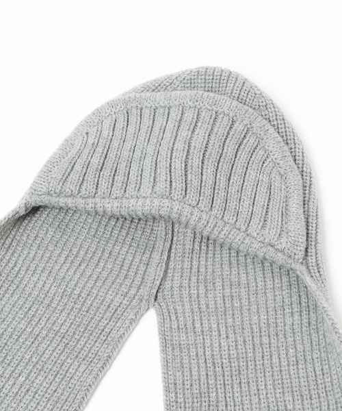 BAYFLOW（ベイフロー）の「ニットマフラーフライトハット（ハット・レディース・ブラック/グレー・FREE）」の17枚目の写真