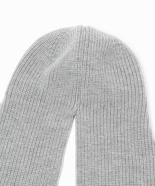 BAYFLOW（ベイフロー）の「ニットマフラーフライトハット（ハット・レディース・ブラック/グレー・FREE）」の18枚目の写真