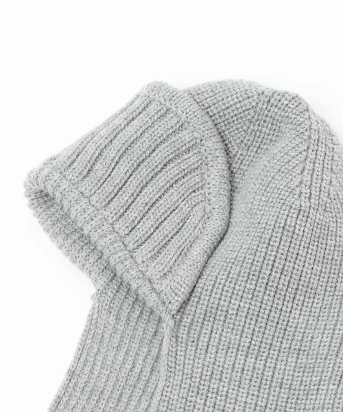 BAYFLOW（ベイフロー）の「ニットマフラーフライトハット（ハット・レディース・ブラック/グレー・FREE）」の19枚目の写真