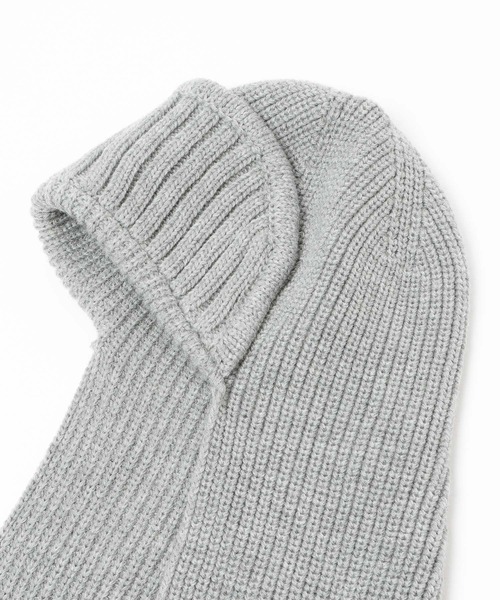 BAYFLOW（ベイフロー）の「ニットマフラーフライトハット（ハット・レディース・ブラック/グレー・FREE）」の10枚目の写真