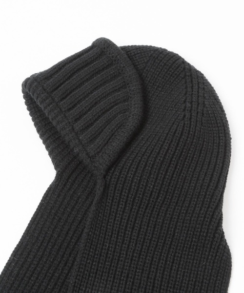 BAYFLOW（ベイフロー）の「ニットマフラーフライトハット（ハット・レディース・ブラック/グレー・FREE）」の12枚目の写真
