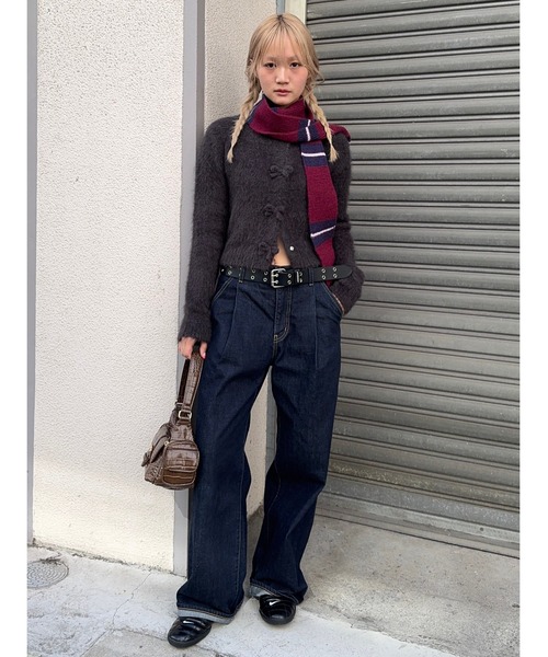 FRONT RIBBON カーディガン（カーディガン/ボレロ）｜MOUSSY（マウジー