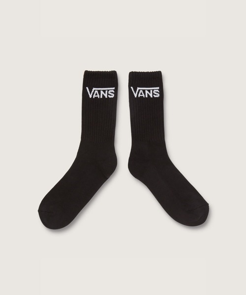 VANS(バンズ)の「クラシック クルーソックス(3足) / CLASSIC CREW Black VN000F0XBLK1(ソックス/靴下・メンズ・ブラック・MEDIUM)」の2枚目の写真