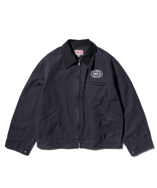 AECA(エイカ)の「AECA VINTAGE CANVAS WORK JACKET-CHARCOAL(デニムジャケット・メンズ・その他・SMALL/MEDIUM/LARGE)」の1枚目の写真