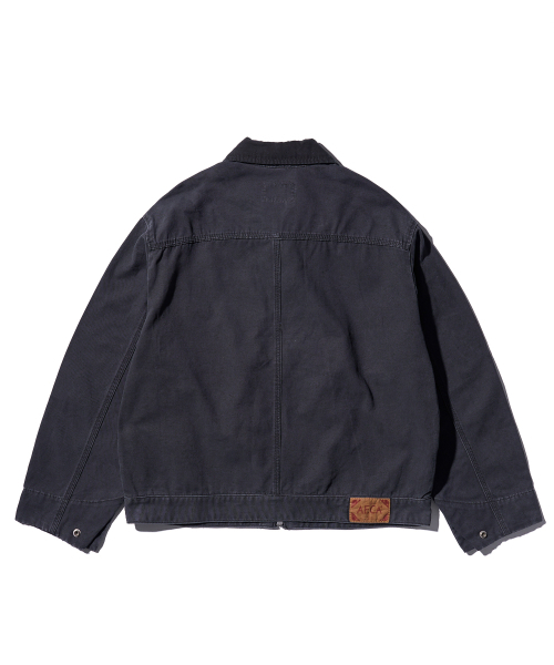 AECA(エイカ)の「AECA VINTAGE CANVAS WORK JACKET-CHARCOAL(デニムジャケット・メンズ・その他・SMALL/MEDIUM/LARGE)」の2枚目の写真